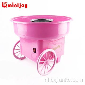 Mooie roze suikerspinmachine